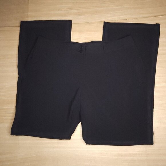 New York & Company Navy Petite Blue Straight Leg Career Pants 14P - Picture 1 of 7